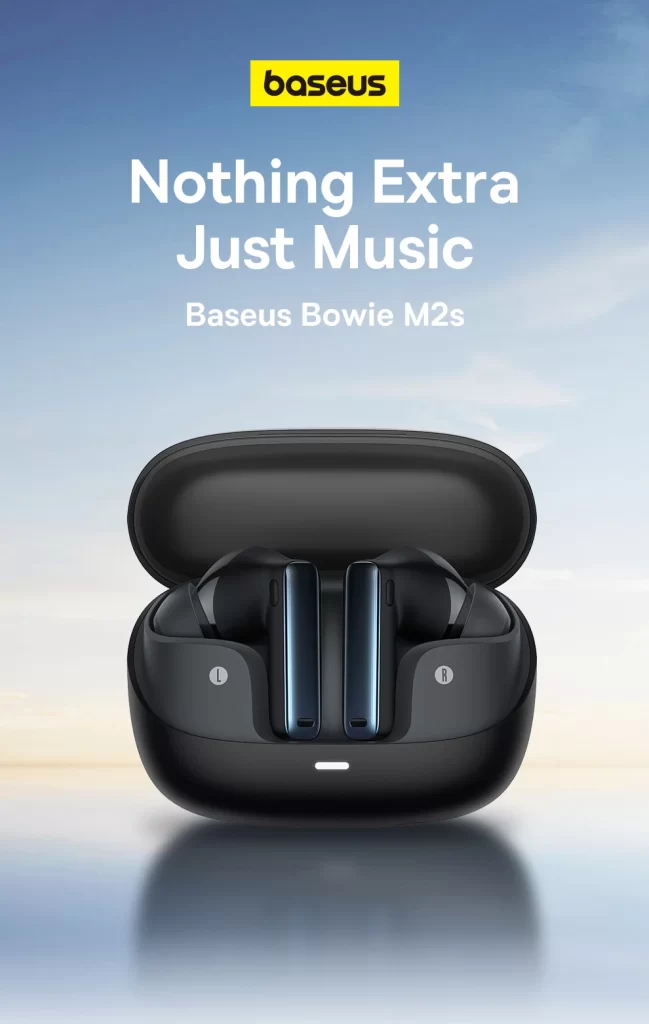 Baseus Bowie M2s ANC Earphone Bluetooth 5.3 Active Noise Cancellation -48dB Wireless Headphone Support 3D Spatial Audio Earbuds
