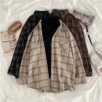 JMPRS Vintage Women's Plaid Shirts